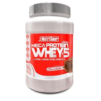 MEGA PROTEIN 5 WHEY chocolate 900gr. (NUTRISPORT)