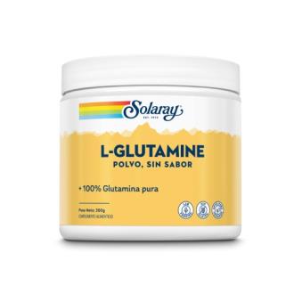 L-GLUTAMINE sabor neutro polvo 300gr. (SOLARAY)