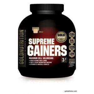 SUPREME GAINERS chocolate 3kg. (GOLD NUTRITION)