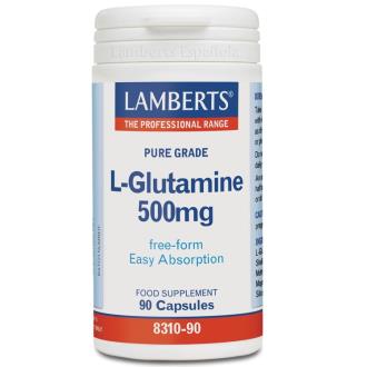 L-GLUTAMINA 500 mg. 90 cap. (LAMBERTS)
