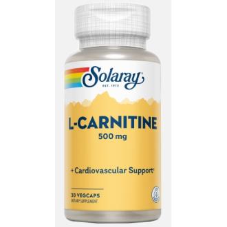 L-CARNITINE 500mg. 30cap. (SOLARAY)