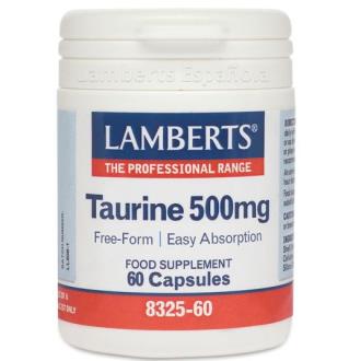 TAURINA 500 mg. 60 cap. (LAMBERTS)