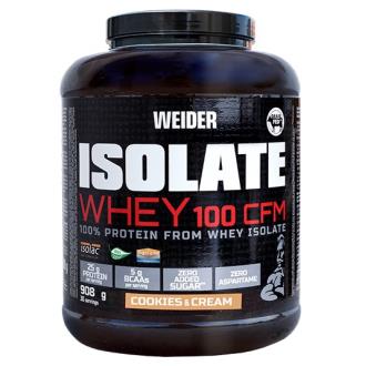 WEIDER ISOLATE WHEY 100 CFM cookies 908gr. (WEIDER)